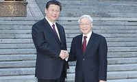 Le secrétaire général du Parti communiste et Président chinois au Vietnam