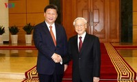 Réception en l’honneur de Xi-Jinping