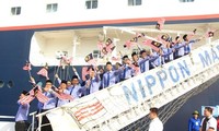 Le bateau de la jeunesse d’Asie du Sud-Est et du Japon à Ho Chi Minh-ville