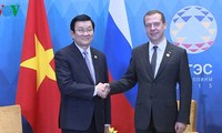 Entrevue Truong Tan Sang - Dmitri Medvedev