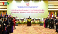Réception en l’honneur de la naissance de la communauté de l’ASEAN et du nouvel an