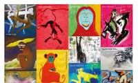 Exposition de 25 tableaux sur le singe