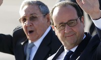 Première visite officielle de Raul Castro en France