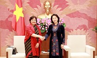L’ambassadrice sortante d’Inde reçue par la vice présidente de l’AN