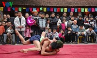 Tournoi de lutte au village de Mai Dong
