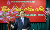 Nguyen Xuan Phuc adresse ses voeux de l’an lunaire au secteur bancaire