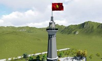Mis en chantier du mât pour drapeau Lung Pô