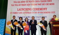 Un tribunal aux affaires familiales et aux mineurs au Vietnam 
