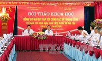 Colloque en l’honneur du 110ème anniversaire de naissance de Hà Huy Tâp