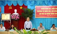 Déplacement du vice-président du Conseil électoral national à Dong Nai 