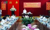 Truong Hoa Binh travaille avec le comité de pilotage du Nord-Ouest