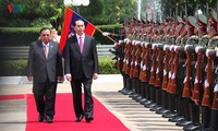 Le président Trân Dai Quang entame sa visite officielle au Laos