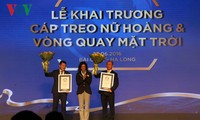 Inauguration d’un téléphérique titulaire de 2 records mondiaux à Halong