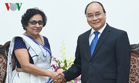 L’ambassadrice du Sri-Lanka reçue par Nguyen Xuan Phuc