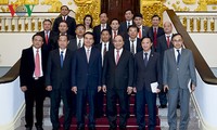 Des Laotiens reçus par les dirigeants vietnamiens