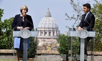 Matteo Renzi et Theresa May se rencontrent pour discuter du Brexit