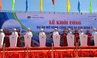 Lancement de la 2e phase du projet d’agrandissement du port maritime de Tiên Sa