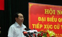 Tran Dai Quang poursuit ses rencontres avec l’électorat de Ho Chi Minh-ville