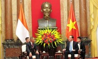 Tran Dai Quang reçoit le ministre indonésien de la défense