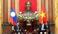 Le vice-président de l’AN laotienne reçu par le président Tran Dai Quang