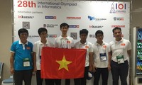 Olympiades internationales d'Informatique : 2 médailles d’or pour le Vietnam 