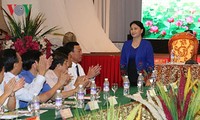 Nguyen Thi Kim Ngan travaille avec les autorités de Nam Dinh