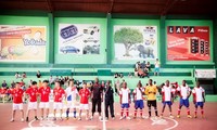 Tournoi de foot célébrant la fête nationale du Vietnam au Mozambique