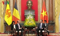 Tran Dai Quang reçoit le ministre-président de la Fédération Wallonie-Bruxelles
