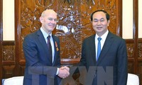 Tran Dai Quang reçoit le président de World Vision International