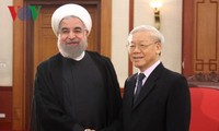 Le président iranien rencontre le secrétaire général du Parti communiste vietnamien 