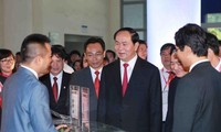 Tran Dai Quang au 60ème anniversaire de l’université polytechnique de Hanoï