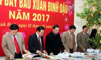 Ouverture de la fête de la presse printanière 2017 à Ha Nam et à Ninh Binh
