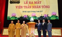 Création de l’Institut Tran Nhan Tong