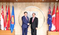 Vuong Dinh Hue rencontre le secrétariat de l’ASEAN 
