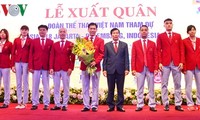 Les sportifs vietnamiens prêts pour les 18e Jeux d’Asie