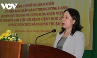 Journée des médecins vietnamiens: Vo Thi Anh Xuân formule ses vœux à Binh Thuân