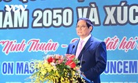 Pham Minh Chinh assiste à la conférence sur la planification et la promotion de l’investissement dans la province de Ninh Thuân