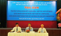 Sarasehan tentang tradisi solidaritas Vietnam-Kamboja.