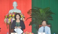 Wakil Ketua Majelis Nasional Nguyen Thi Kim Ngan mengunjungi provinsi Quang Ngai