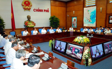 Konferensi online Pemerintah Vietnam tentang tugas pengembangan sosial-ekonomi tahun 2013