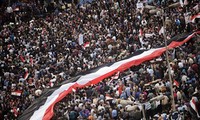 Demonstrasi dan pawai besar-besaran di seluruh Mesir