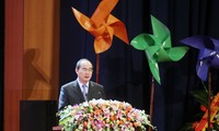 Deputi Perdana Menteri Nguyen Thien Nhan menghadiri peringatan ulang tahun ke-25 Hari Jadinya FPT