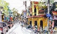 Lukisan tentang kota Hanoi dari masa lampau sampai masa kini