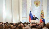 Presiden Rusia, Vladimir Putin membacakan Pesan Federal tahun 2014