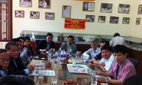 Rombongan wartawan Kamboja melakukan kunjungan kerja di VOV