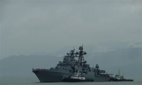 Kapal Angkatan Laut Rusia melakukan kunjungan persahabatan di kota Da Nang