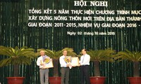 Konferensi evaluasi 5 tahun pembangunan pedesaan baru di kota Ho Chi Minh