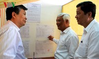 Wakil Ketua MN Uong Chu Luu memeriksa dan mengawasi persiapan pemilihan di kota Can Tho