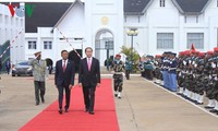 Presiden Tran Dai Quang melakukan pembicaraan dengan Presiden Madagaskar, Hery Rajaonarimampianina