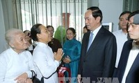 Presiden Tran Dai Quang menyambut baik Katedral Utama, Provinsi Gerejani kota Ho Chi Minh